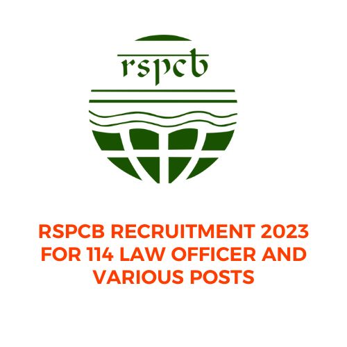 RSPCB Recruitment 2023 For Law Officer